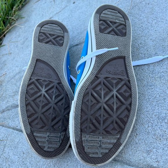 Blue unisex Converse low top shoes women’s size 7.5, men’s 5.5 S129 - Picture 6 of 11